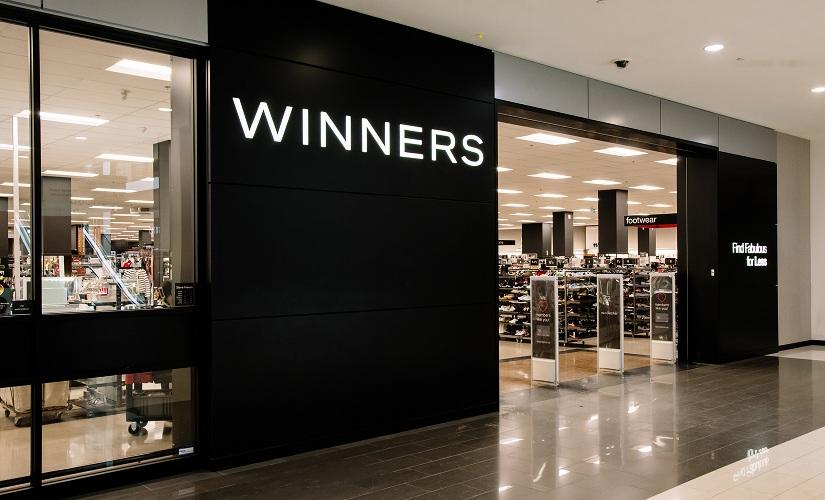 Winners inside Southcentre Mall
