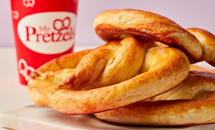 Mr. Pretzels inside Southcentre Mall