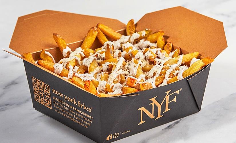 New York Fries inside Southcentre Mall