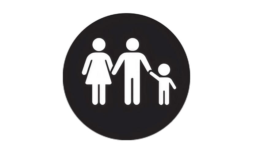 Washroom - Family inside Southcentre Mall