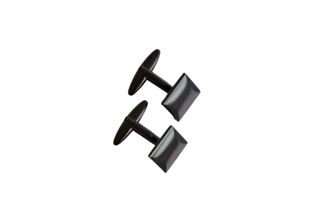 RW&Co Square Matte Black Cuff Links, $39.90