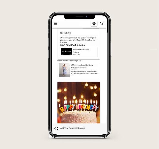 Birthday screen southcentre