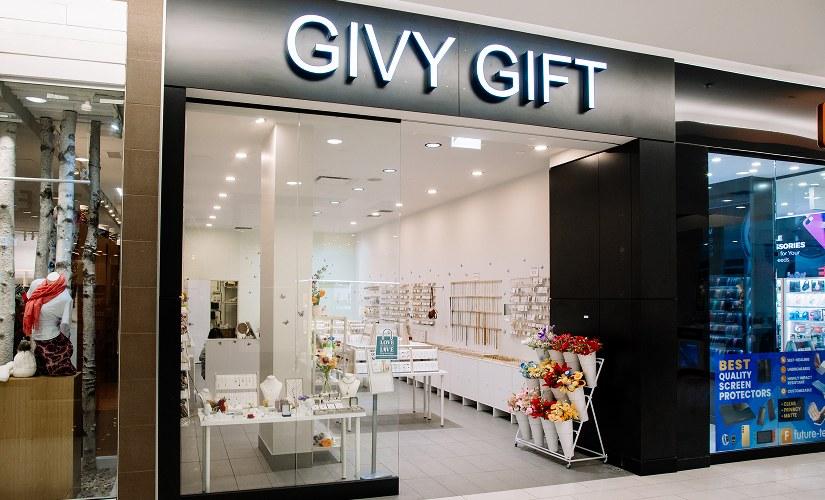 Givygift shop inside Southcentre Mall