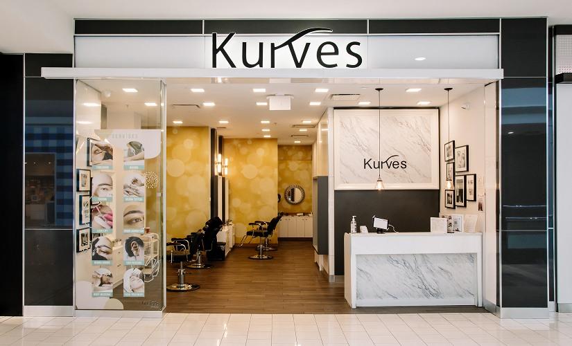 Kurves Brow Bar inside Southcentre Mall
