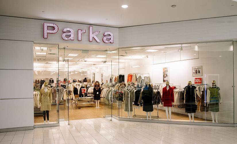 Parka inside Southcentre Mall