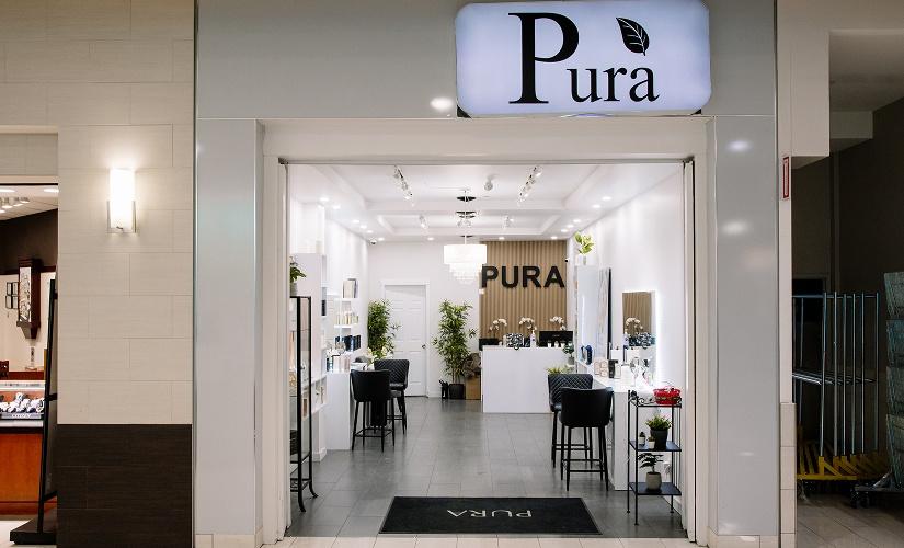 Pura Vida Kiosk inside Southcentre Mall