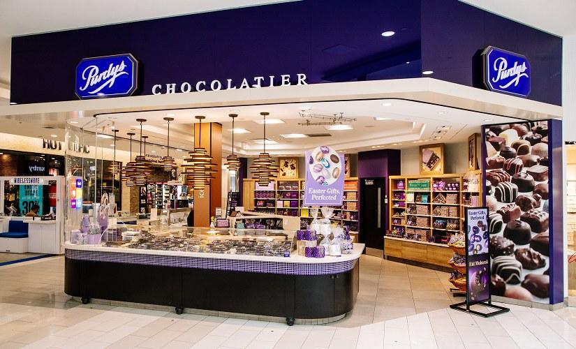 Purdys Chocolatier inside Southcentre Mall