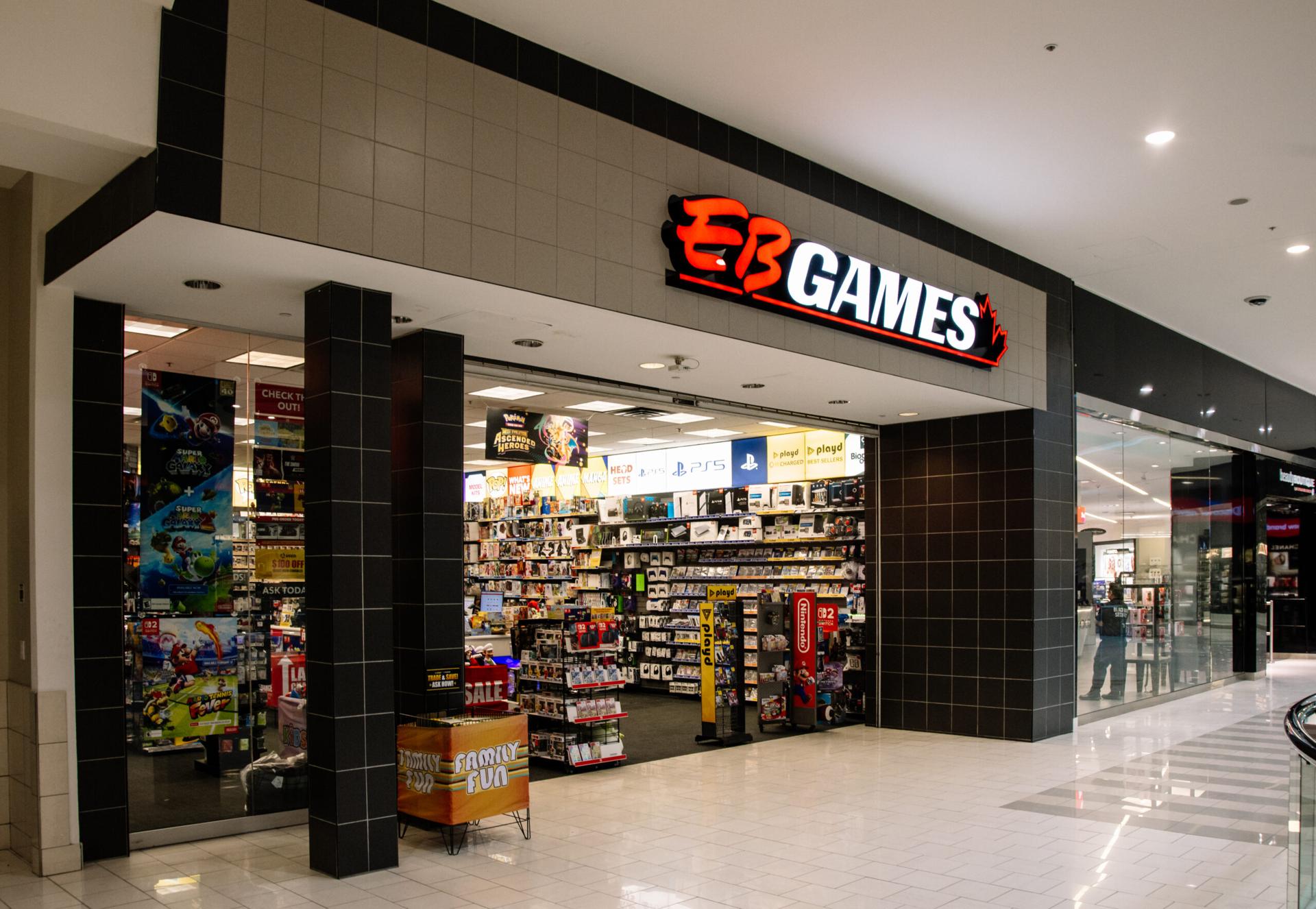 EB Games inside Southcentre Mall