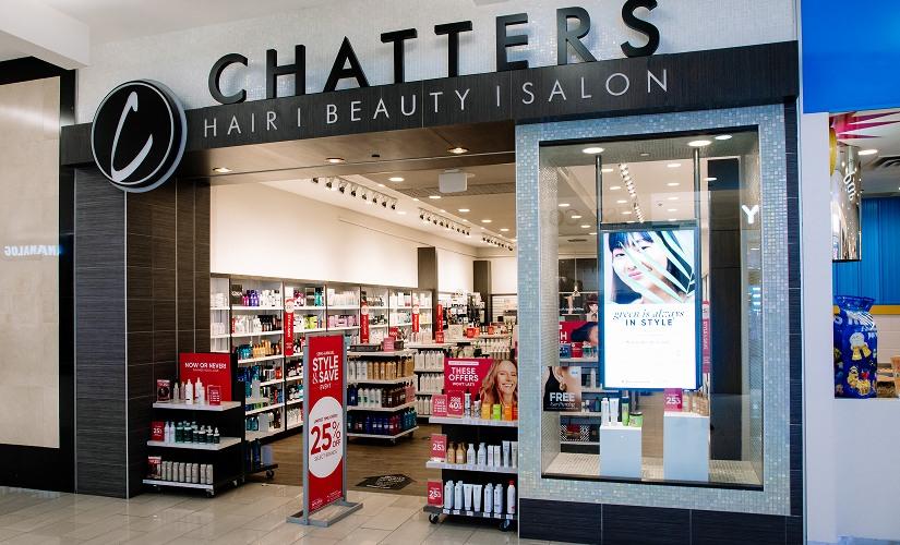 Chatters Hair Salon inside Southcentre Mall