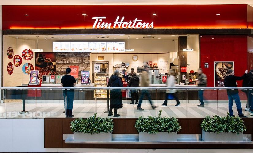 Tim Hortons inside Southcentre Mall