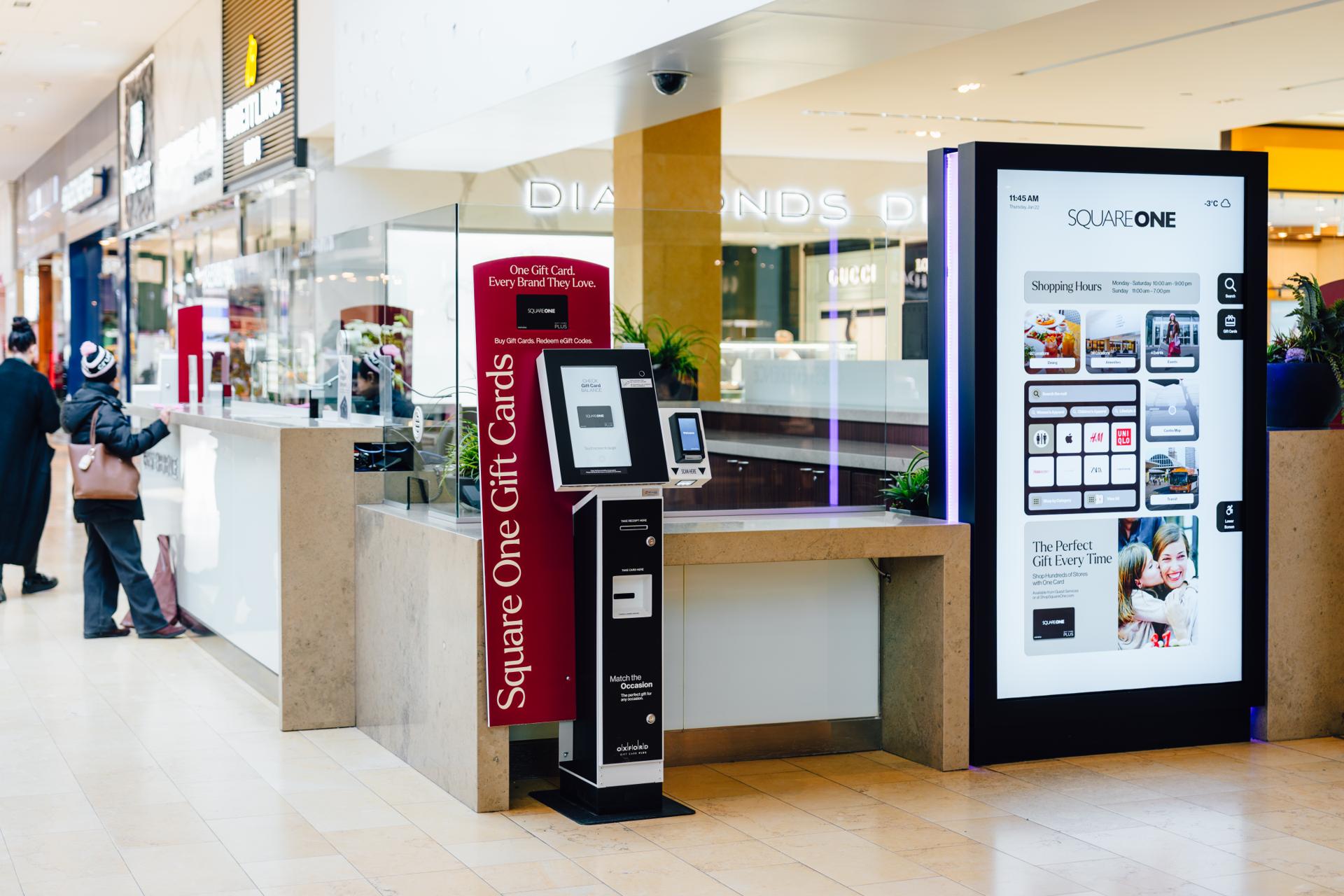 Gift Cards inside Southcentre Mall