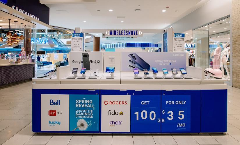 WIRELESSWAVE inside Southcentre Mall