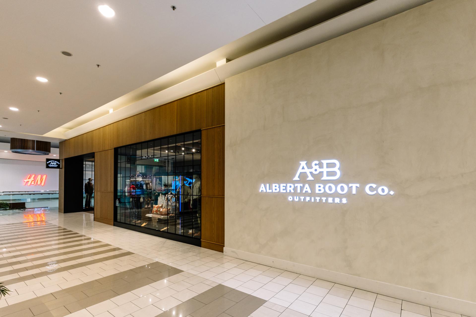 Alberta Boot inside Southcentre Mall