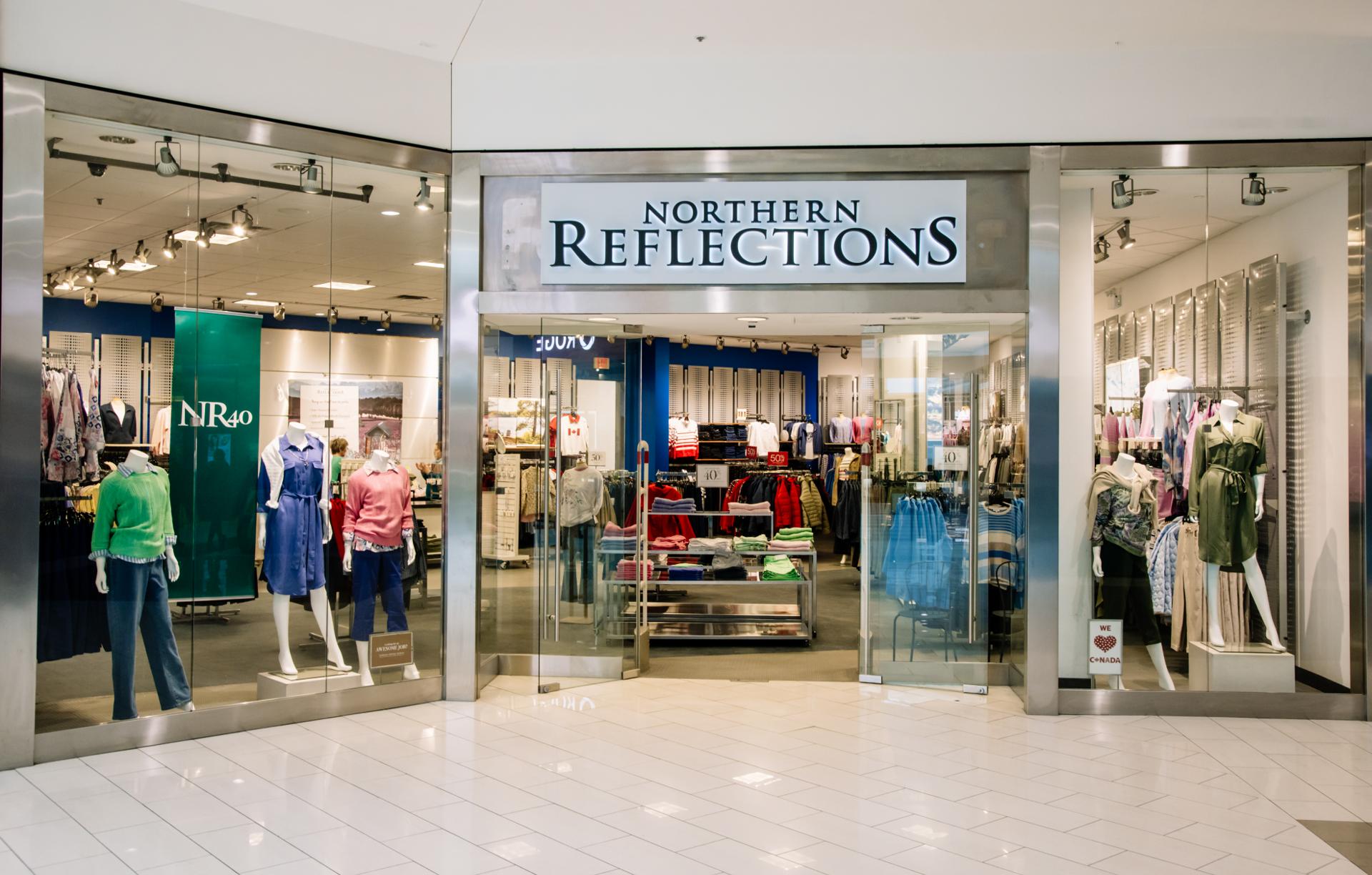 Northern Reflections inside Southcentre Mall