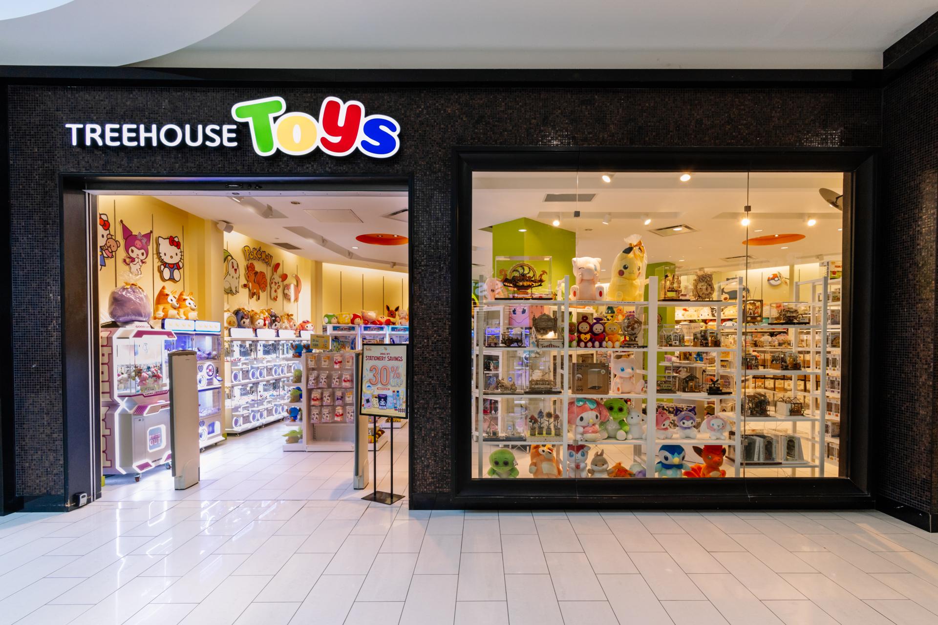 Treehouse Toys inside Southcentre Mall