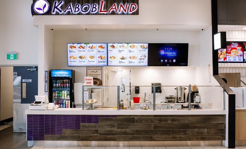 Kabob Land inside Southcentre Mall