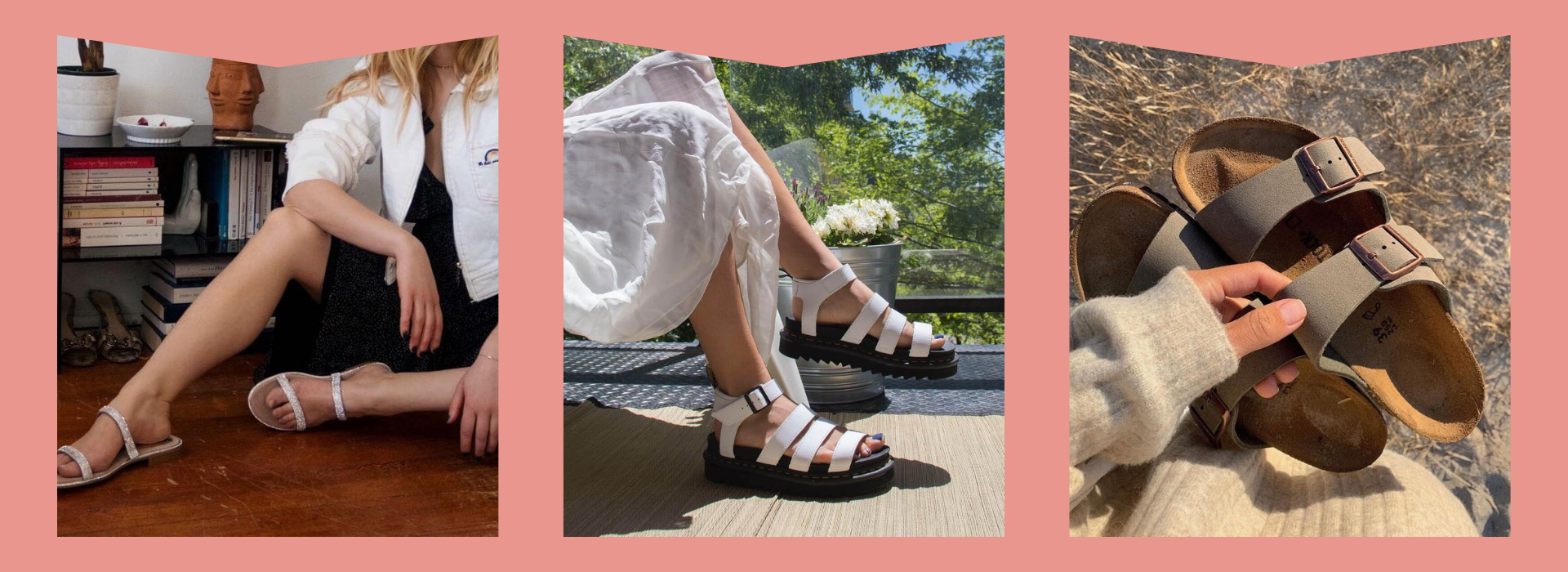 Thin strap handles, Chunky sandals, Birkenstocks