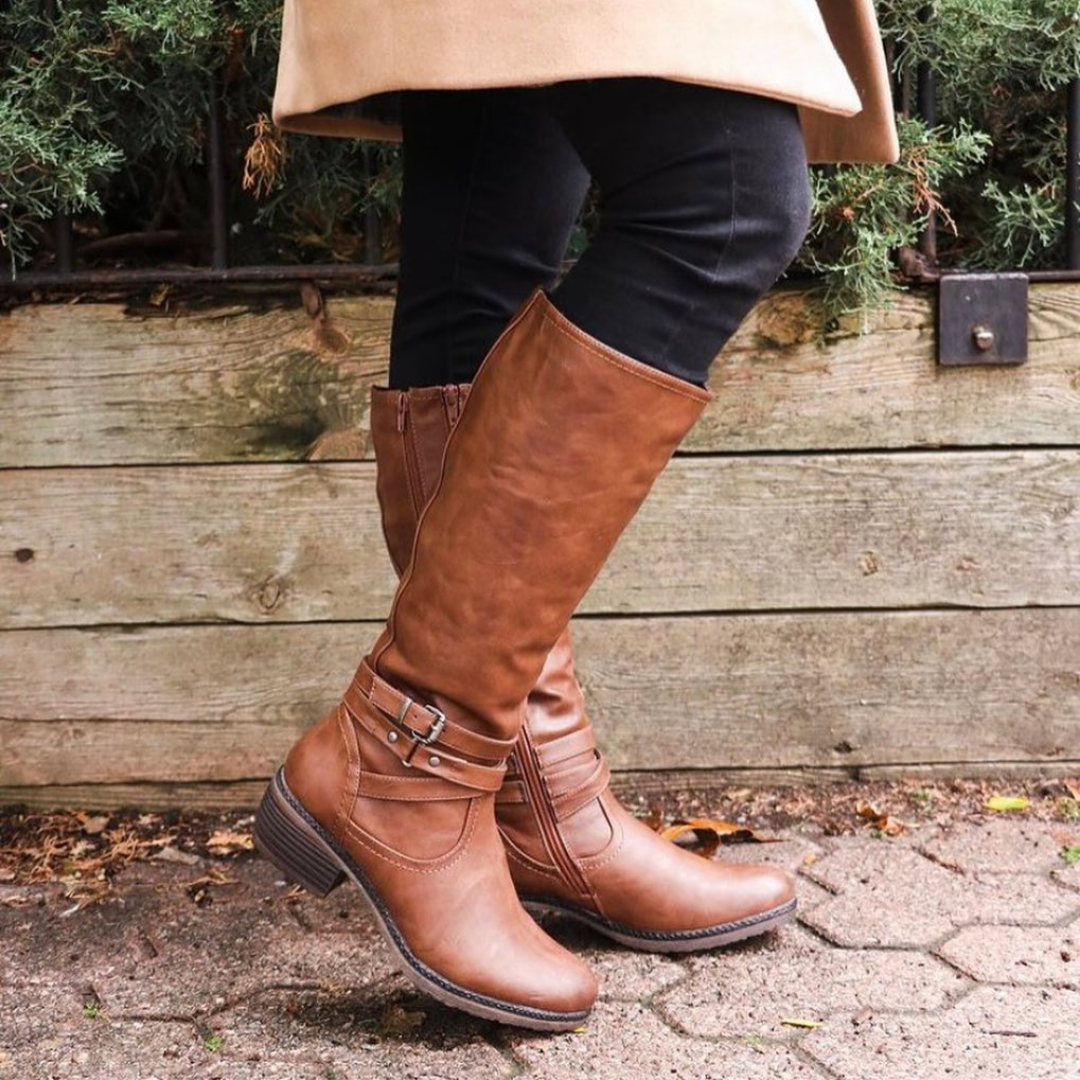 Brown leather boot from Sole to Soul