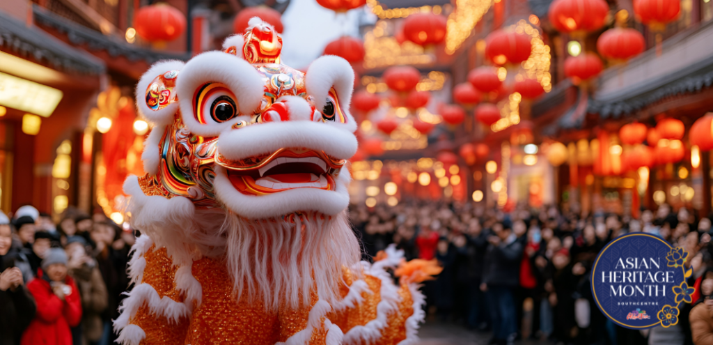 Chinese Dragon performing a dance