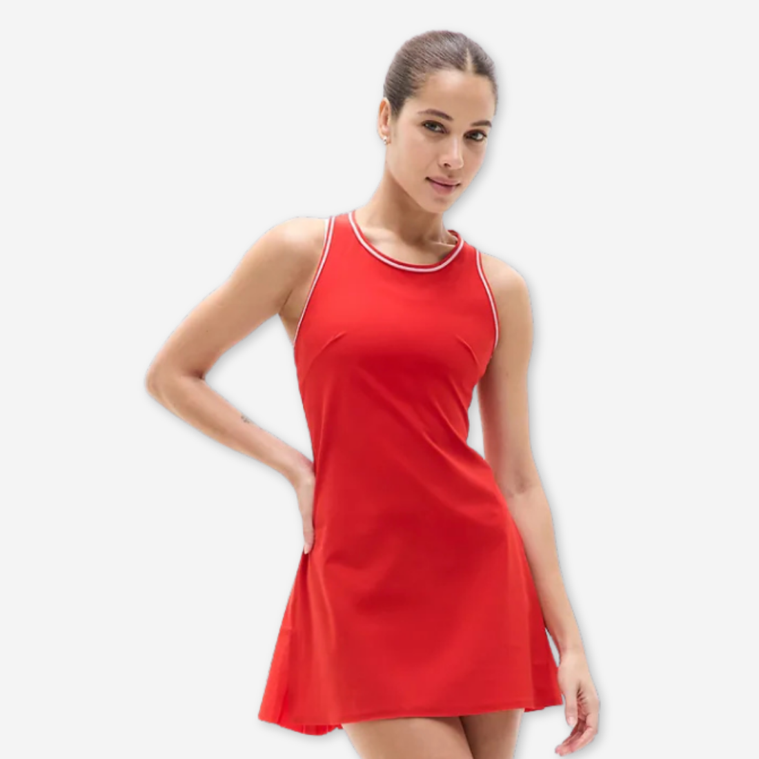 red dress